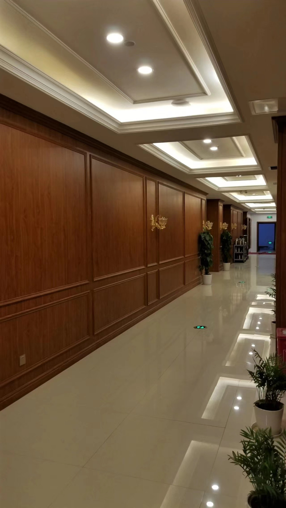 宇成朝陽廣場酒店護墻板展示